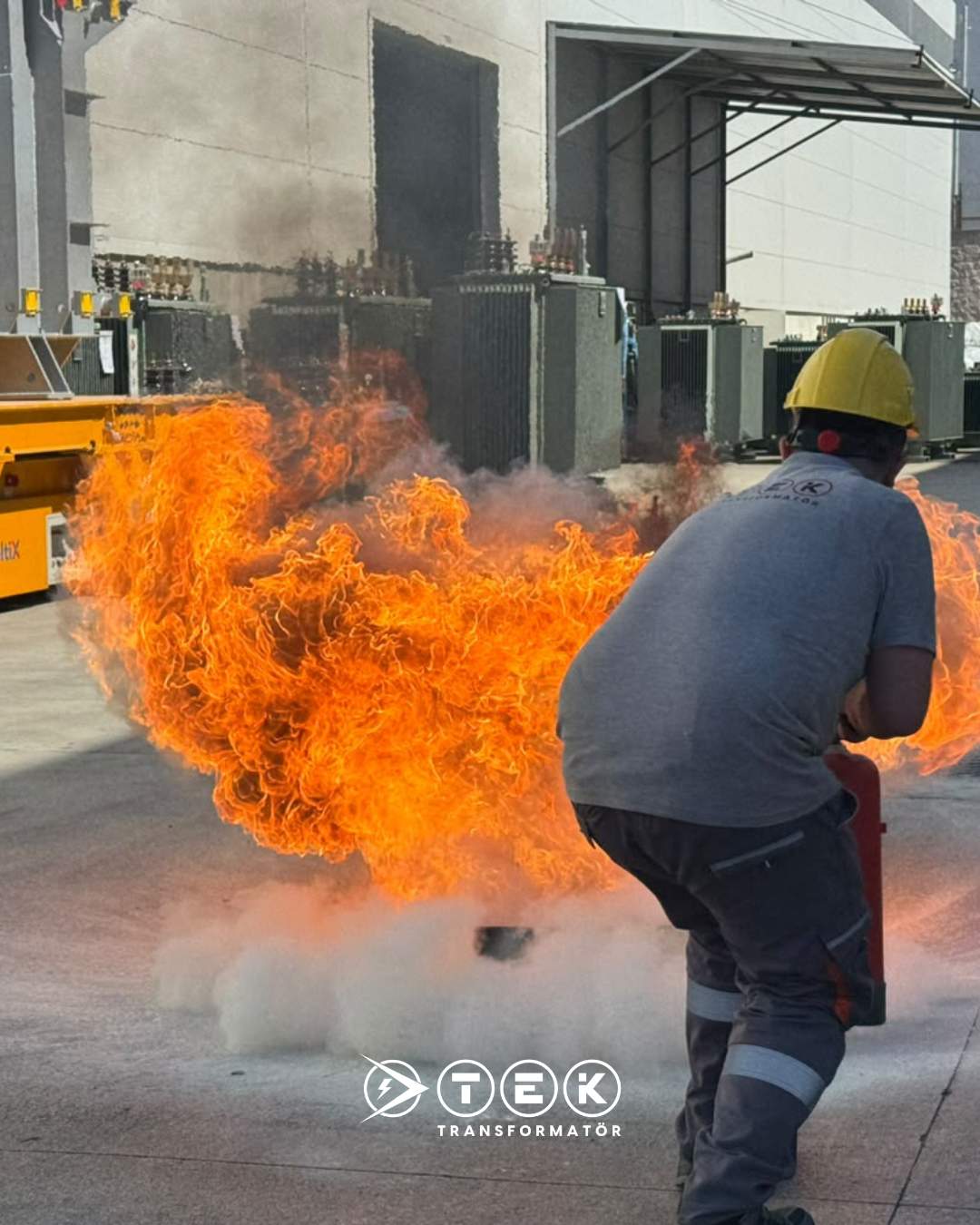TEK Transformatör’de Yangın Güvenliği Eğitimi