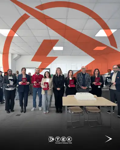 Plaque Ceremony at TEK Transformatör